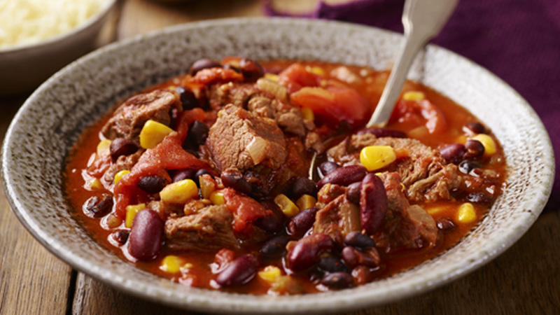 Slow Cooker Beef and Bean Chilli